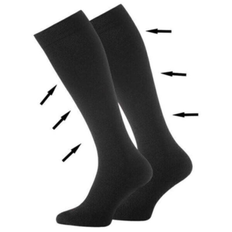 VCA Textil Reisekniestr�mpfe mit Kompressionseffekt Socken