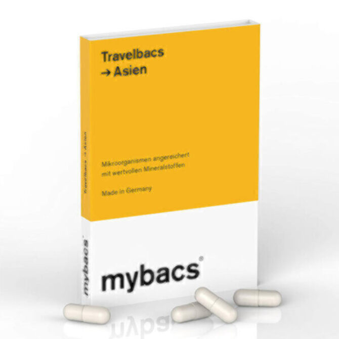 mybacs Travelbacs - Reisedurchfall vorbeugen