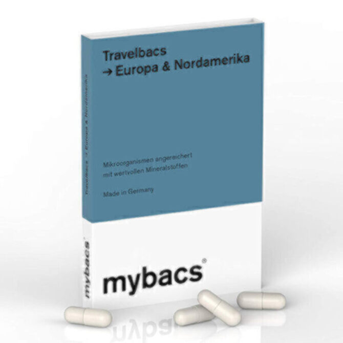 mybacs Travelbacs - Reisedurchfall vorbeugen