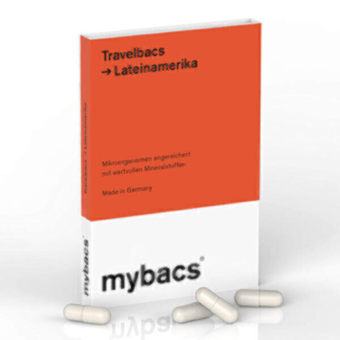mybacs Travelbacs - Reisedurchfall vorbeugen