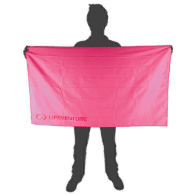 Lifeventure Soft Fibre Trek Towel Pink XLarge