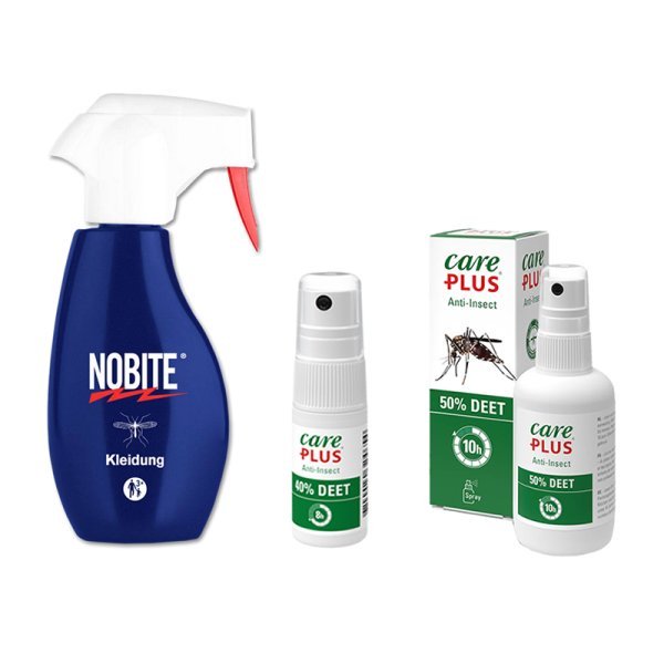 Nobite 3er SET Kleidungsspray Deet Spray 50%  Nobite 3er SET Kleidungsspray Deet Spray 50%