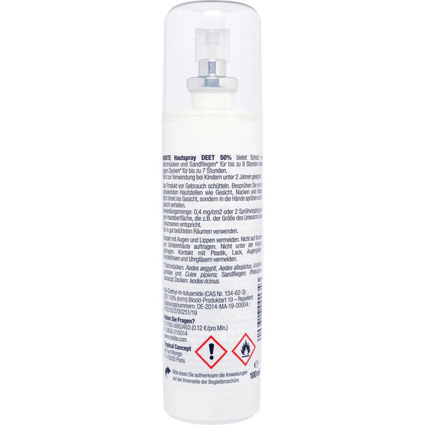 Haut Spray (100 ml) - DEET 50%