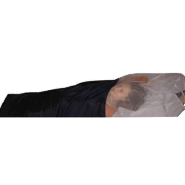 Schlafsack mit integriertem Moskitonetz