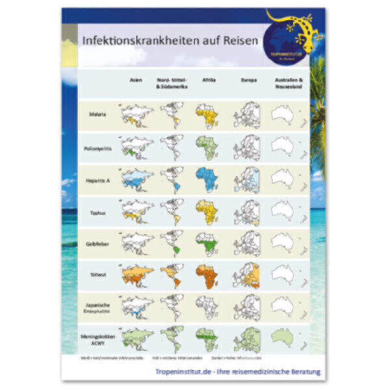 Tropenfit Flyer: Infektionskrankheiten auf Reisen 