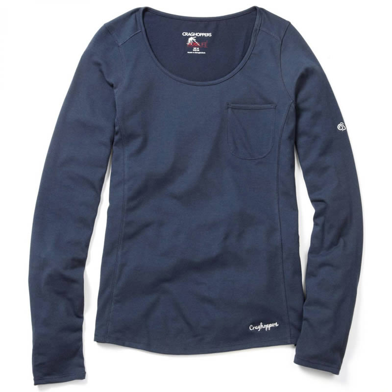 Craghoppers Langarm T-Shirt mit Insektenschutz