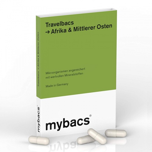 mybacs Travelbacs - Reisedurchfall vorbeugen